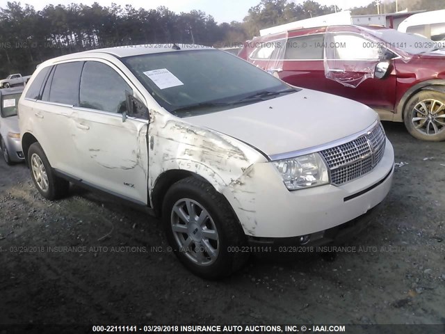 2LMDU68C68BJ22170 - 2008 LINCOLN MKX WHITE photo 1