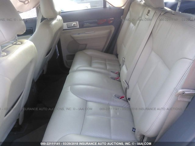2LMDU68C68BJ22170 - 2008 LINCOLN MKX WHITE photo 8