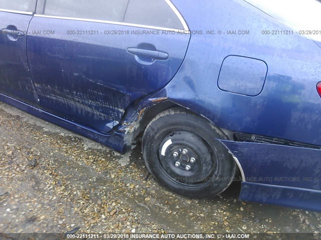 4T1BF3EK5BU583563 - 2011 TOYOTA CAMRY SE/LE/XLE BLUE photo 6