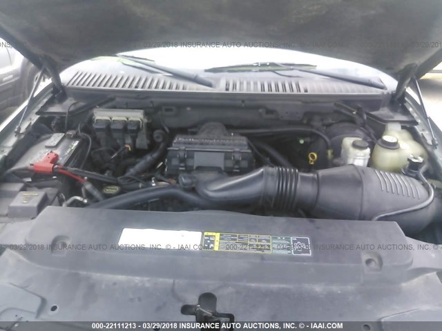 1FMPU16506LA04760 - 2006 FORD EXPEDITION XLT მწვანე ფოტო 10