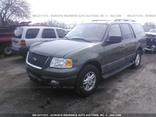 1FMPU16506LA04760 - 2006 FORD EXPEDITION XLT მწვანე ფოტო 2