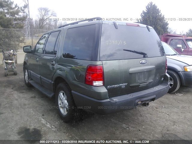 1FMPU16506LA04760 - 2006 FORD EXPEDITION XLT მწვანე ფოტო 3