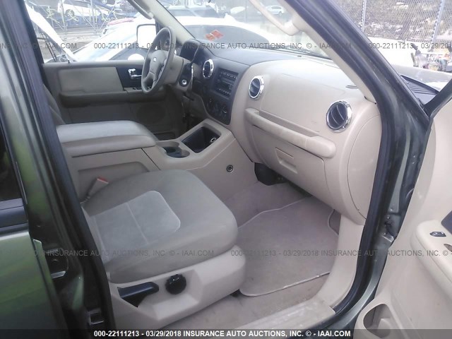 1FMPU16506LA04760 - 2006 FORD EXPEDITION XLT მწვანე ფოტო 5