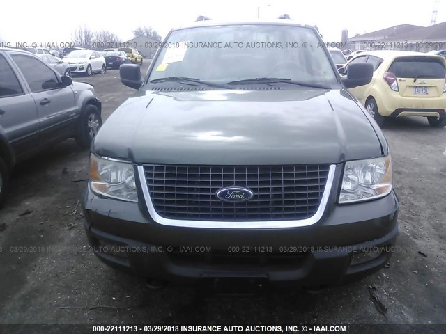 1FMPU16506LA04760 - 2006 FORD EXPEDITION XLT მწვანე ფოტო 6