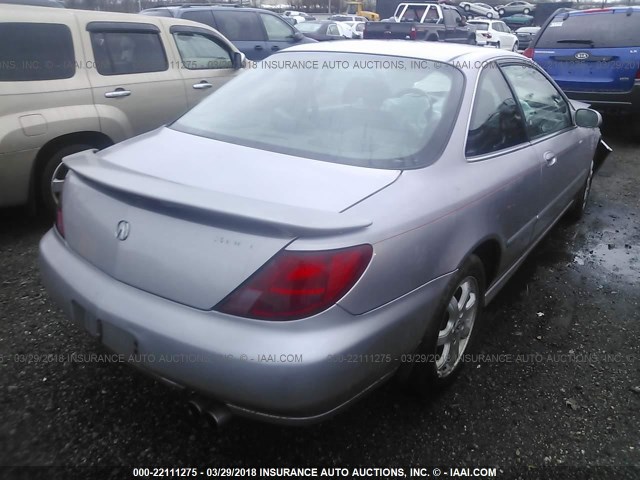 19UYA2250WL005177 - 1998 ACURA 3.0CL GRAY photo 4