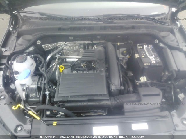 3VW2B7AJ9JM233583 - 2018 VOLKSWAGEN JETTA S 灰色 照片 10