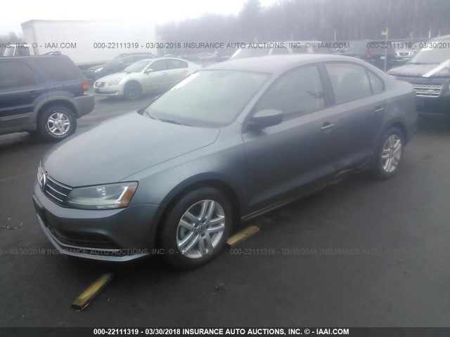 3VW2B7AJ9JM233583 - 2018 VOLKSWAGEN JETTA S 灰色 照片 2