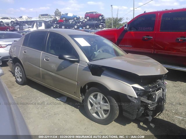 1G8AJ55F17Z136035 - 2007 SATURN ION LEVEL 2 GOLD photo 1