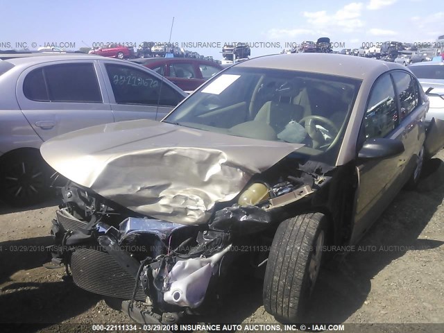 1G8AJ55F17Z136035 - 2007 SATURN ION LEVEL 2 GOLD photo 2