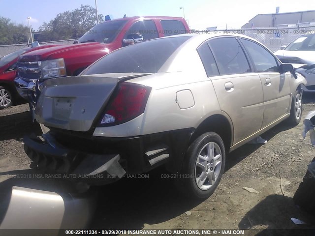 1G8AJ55F17Z136035 - 2007 SATURN ION LEVEL 2 GOLD photo 4