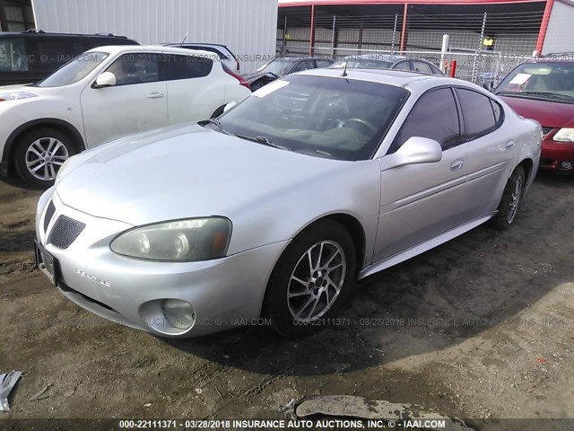 2G2WR524541137480 - 2004 PONTIAC GRAND PRIX GTP SILVER photo 2