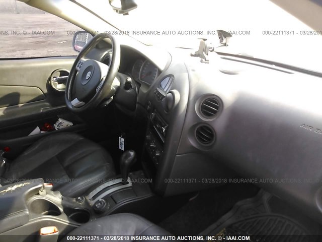 2G2WR524541137480 - 2004 PONTIAC GRAND PRIX GTP Gümüş foto 5