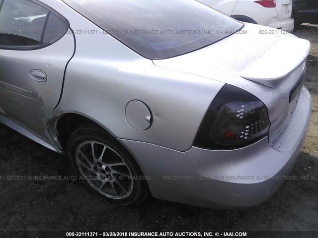 2G2WR524541137480 - 2004 PONTIAC GRAND PRIX GTP Gümüş foto 6