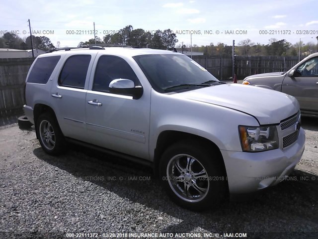 1GNSCCE06BR225460 - 2011 CHEVROLET TAHOE C1500 LTZ SILVER photo 1