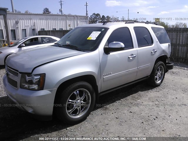 1GNSCCE06BR225460 - 2011 CHEVROLET TAHOE C1500 LTZ SILVER photo 2