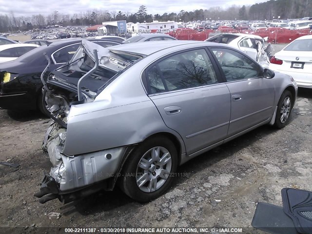 1N4AL11D06N405490 - 2006 NISSAN ALTIMA S/SL SILVER photo 4