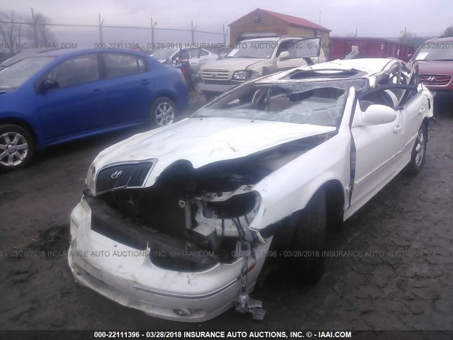 KMHWF35H15A145327 - 2005 HYUNDAI SONATA GLS/LX WHITE photo 2