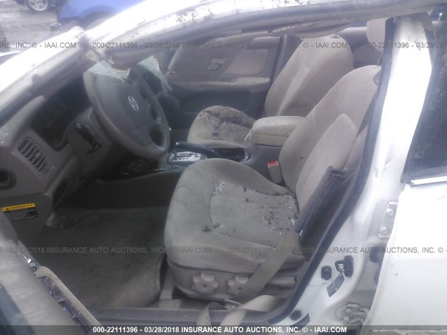 KMHWF35H15A145327 - 2005 HYUNDAI SONATA GLS/LX WHITE photo 5