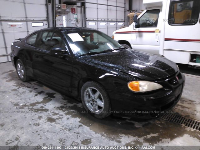 1G2NW12E81M550175 - 2001 PONTIAC GRAND AM GT BLACK photo 1