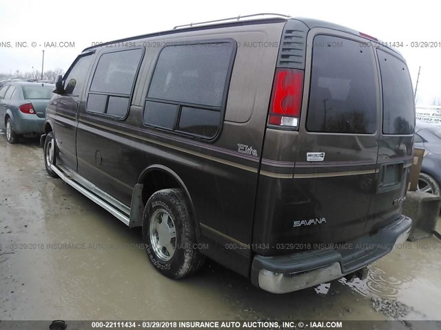 1GDFG15R4V1107309 - 1997 GMC SAVANA RV G1500 BROWN photo 3