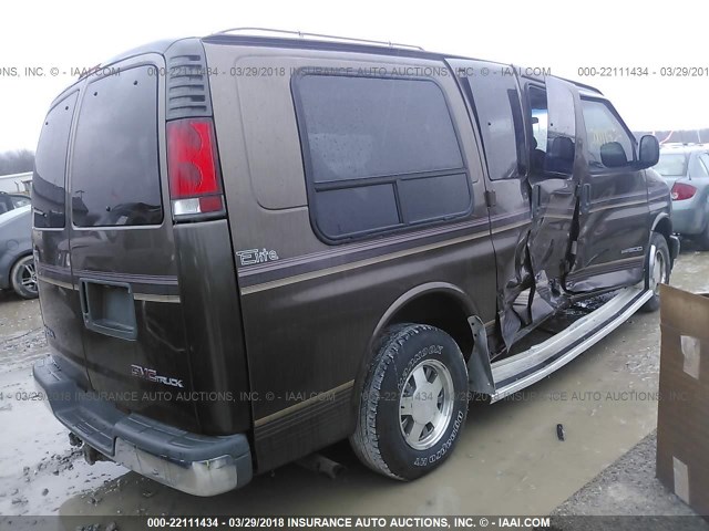 1GDFG15R4V1107309 - 1997 GMC SAVANA RV G1500 BROWN photo 4