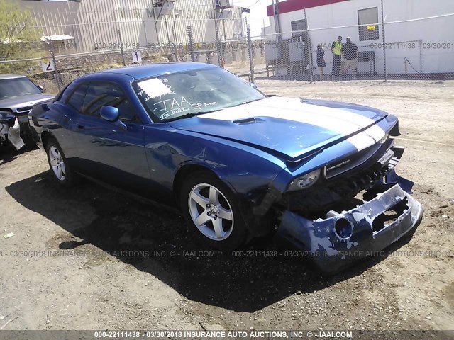 2B3LJ44VX9H583629 - 2009 DODGE CHALLENGER SE BLUE photo 1