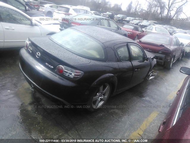 JM1FE173350152136 - 2005 MAZDA RX8 BLACK photo 4