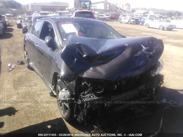 1HGCR2F51HA129275 - 2017 HONDA ACCORD SPORT Қара фото 1