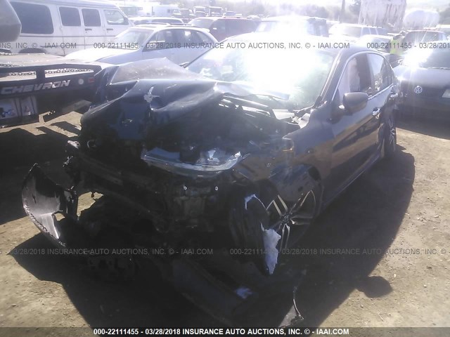 1HGCR2F51HA129275 - 2017 HONDA ACCORD SPORT Қара фото 2