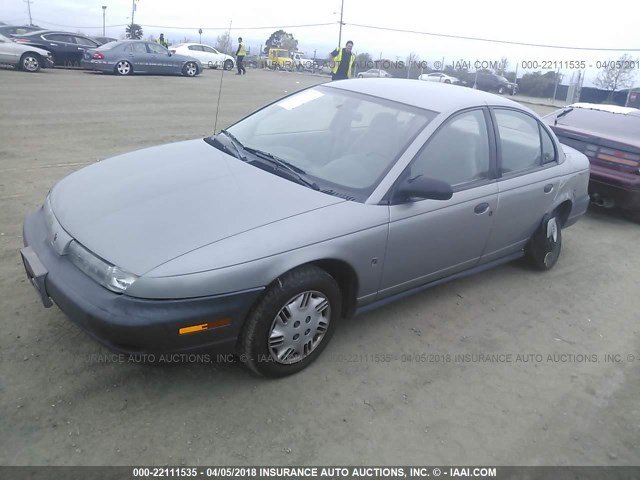 1G8ZH5283VZ219998 - 1997 SATURN SL1 SILVER photo 2