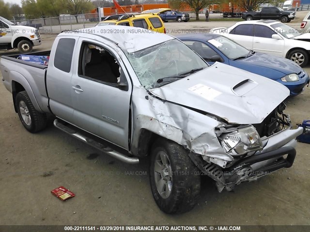 5TETU4GN1AZ698453 - 2010 TOYOTA TACOMA PRERUNNER ACCESS CAB SILVER photo 6