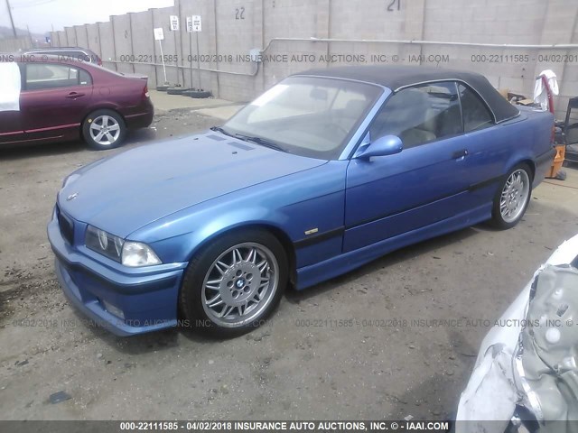 WBSBK0337XEC40079 - 1999 BMW M3 AUTOMATIC BLUE photo 2
