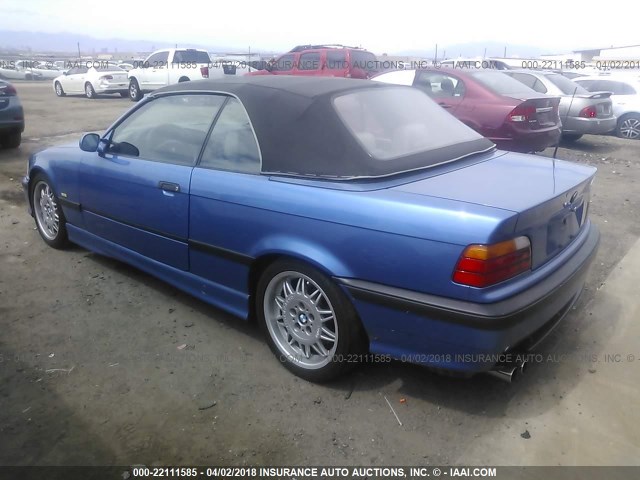 WBSBK0337XEC40079 - 1999 BMW M3 AUTOMATIC BLUE photo 3