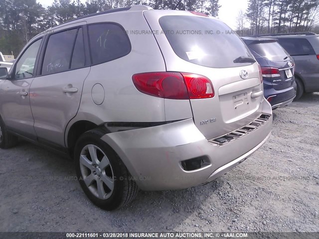 5NMSH13E57H026697 - 2007 HYUNDAI SANTA FE SE/LIMITED GOLD photo 6