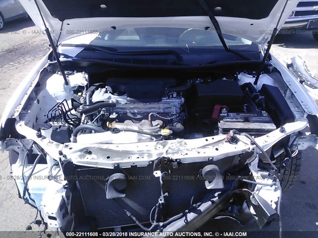 4T1BF1FK3CU178998 - 2012 TOYOTA CAMRY SE/LE/XLE WHITE photo 10