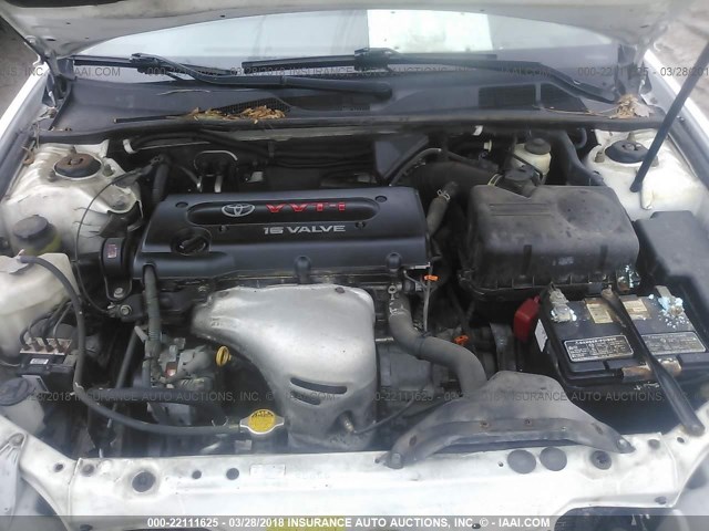 4T1BE32K85U544154 - 2005 TOYOTA CAMRY LE/XLE/SE WHITE photo 10
