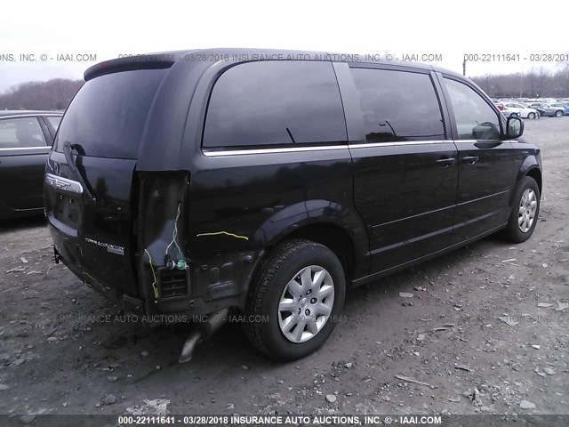 2A8HR44E19R597242 - 2009 CHRYSLER TOWN & COUNTRY LX BLACK photo 4