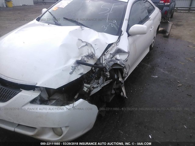 4T1CA38P94U015233 - 2004 TOYOTA CAMRY SOLARA SE/SLE თეთრი ფოტო 6