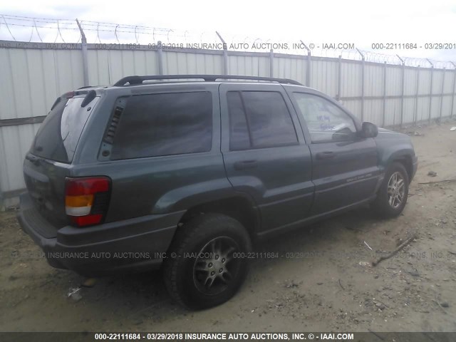 1J4GX48SX4C252733 - 2004 JEEP GRAND CHEROKEE LAREDO/COLUMBIA/FREEDOM 绿色 照片 4