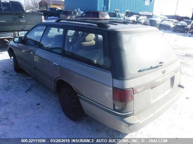 JF2BJ63C6LH942429 - 1990 SUBARU LEGACY L/HX/PX/RX TAN photo 3