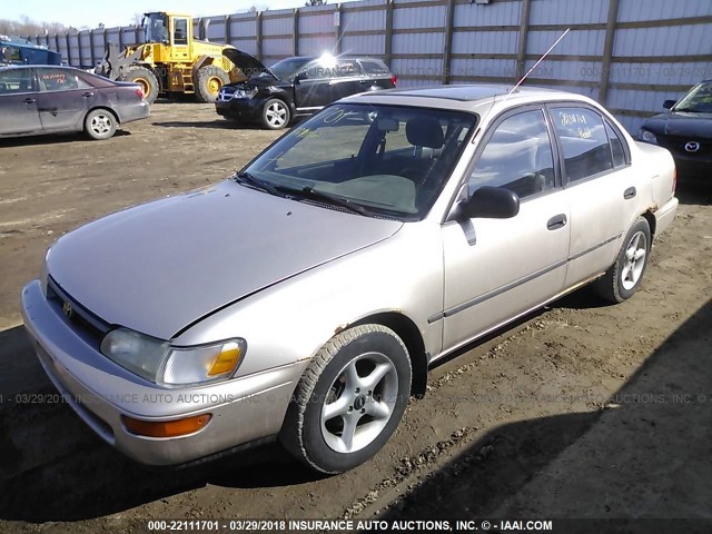 1NXAE09B6SZ278001 - 1995 TOYOTA COROLLA LE/DX Pewter photo 2