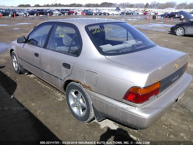 1NXAE09B6SZ278001 - 1995 TOYOTA COROLLA LE/DX Pewter photo 3