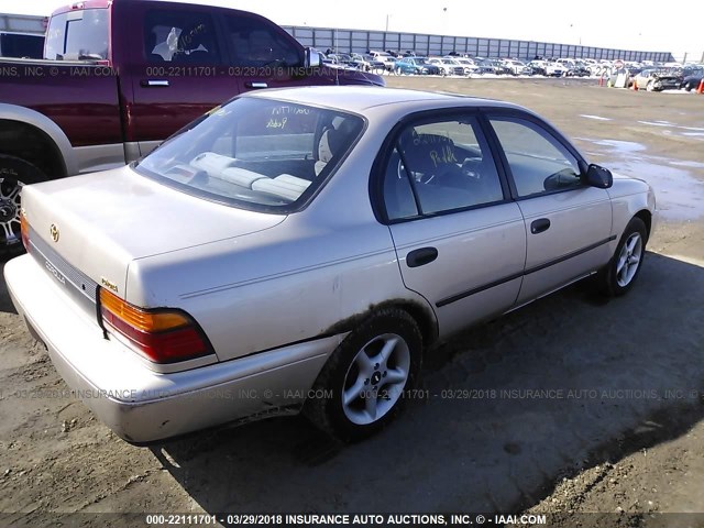 1NXAE09B6SZ278001 - 1995 TOYOTA COROLLA LE/DX Pewter photo 4