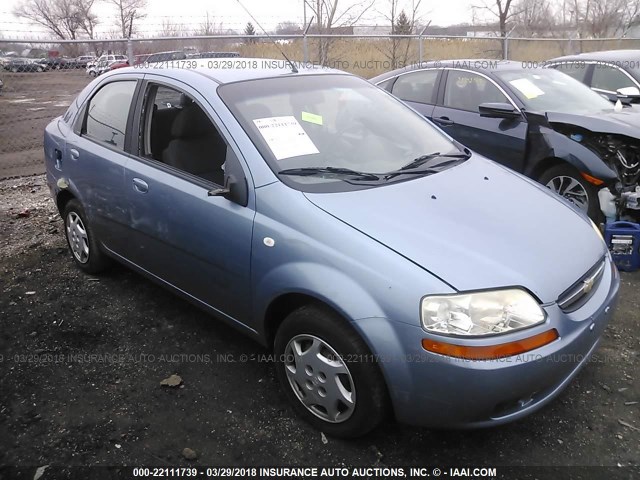 KL1TD56606B555982 - 2006 CHEVROLET AVEO LS 蓝色 照片 1