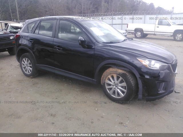 JM3KE2BE0E0386657 - 2014 MAZDA CX-5 SPORT BLACK photo 1