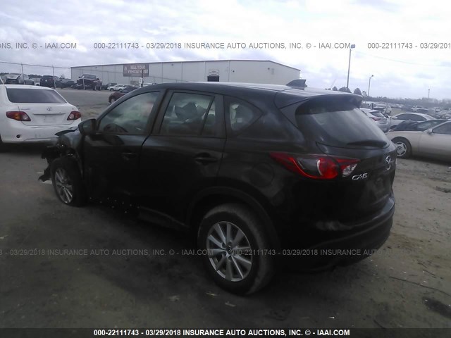 JM3KE2BE0E0386657 - 2014 MAZDA CX-5 SPORT BLACK photo 3