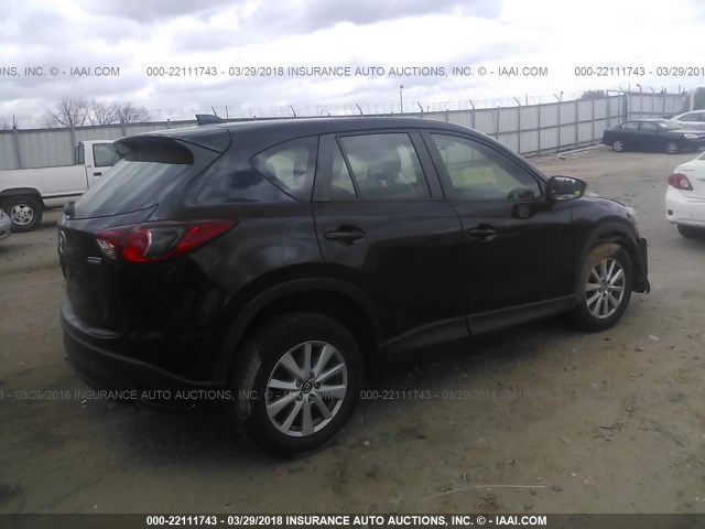 JM3KE2BE0E0386657 - 2014 MAZDA CX-5 SPORT BLACK photo 4