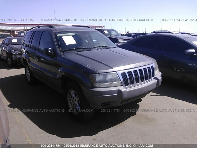 1J4GW48S62C225559 - 2002 JEEP GRAND CHEROKEE LAREDO GRAY photo 1