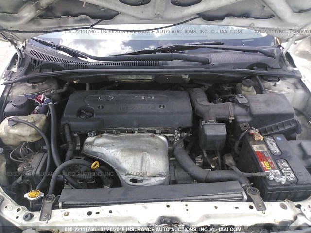 JTKDE177650007112 - 2005 TOYOTA SCION TC 白色 照片 10