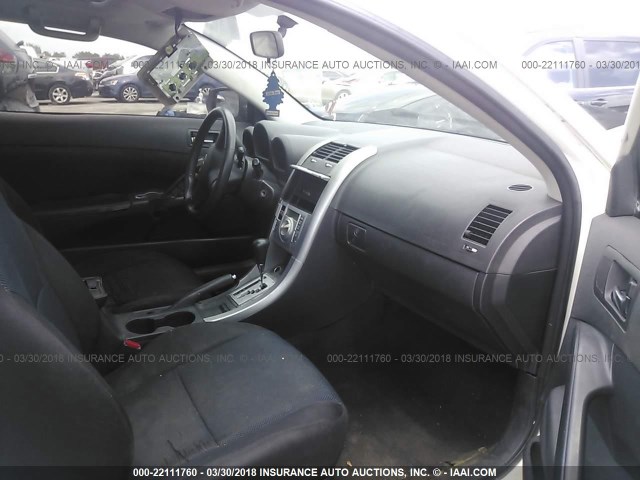 JTKDE177650007112 - 2005 TOYOTA SCION TC 白色 照片 5